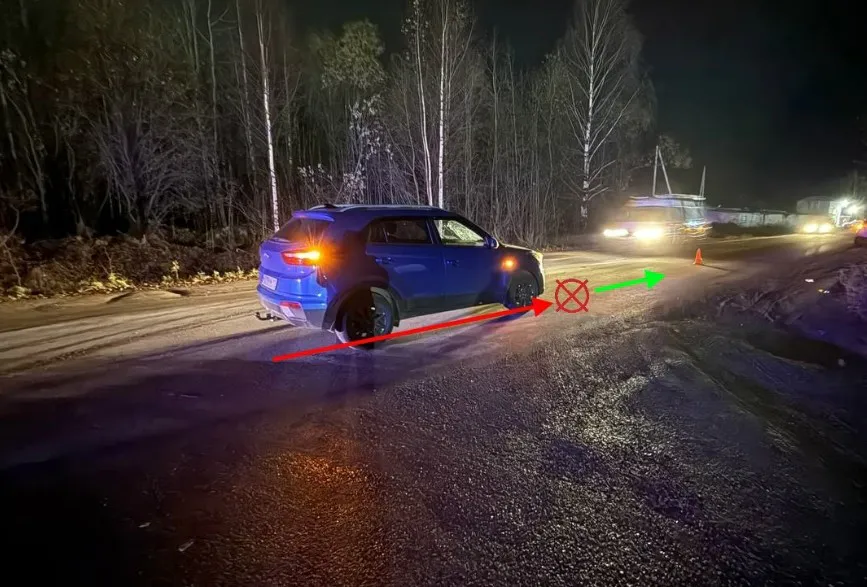 В Сыктывкаре автомобиль сбил пешехода на Лесной улице