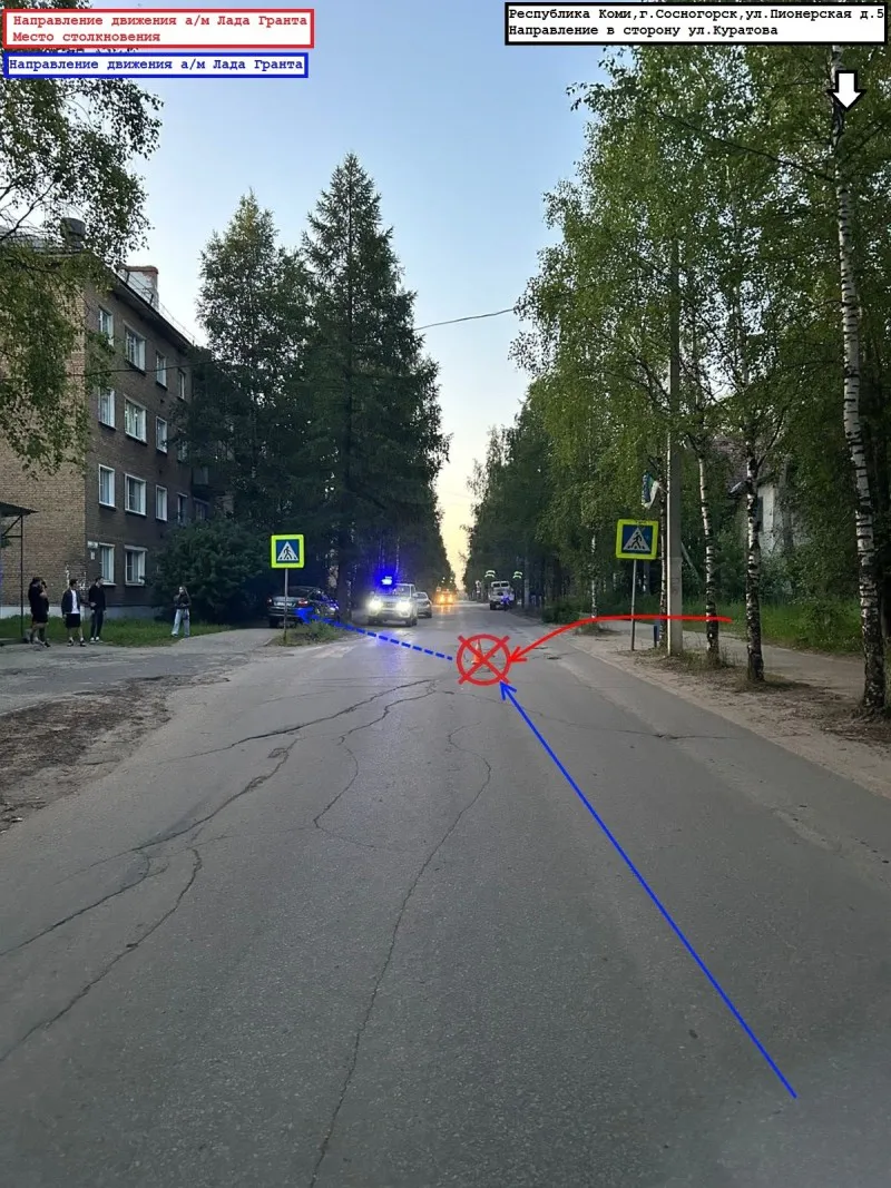 В Коми две “Гранты” не поделили дорогу