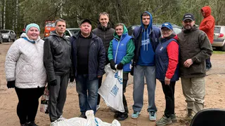 Экоактивисты столицы Коми на «Речной ленте» навели порядок на пляже в Кируле