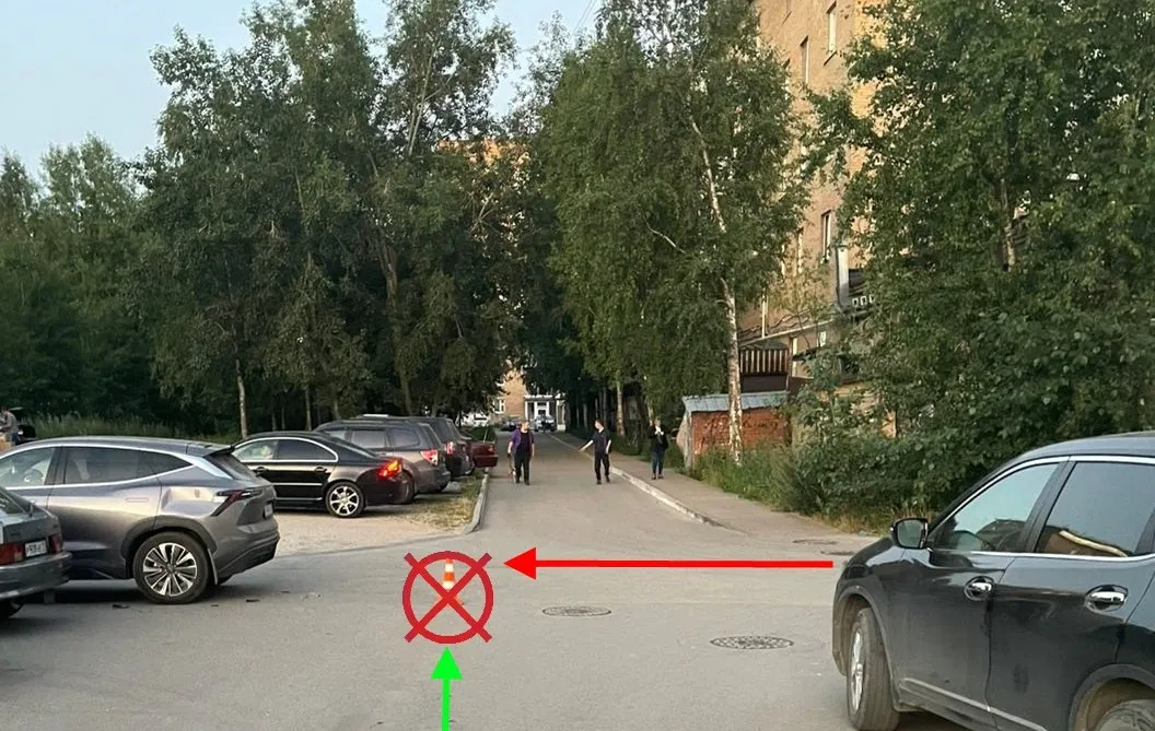 В Коми автомобиль Jetour сбил ребенка на велосипеде во дворе