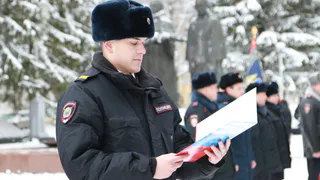 В Коми привели к присяге слушателей Центра профподготовки полиции