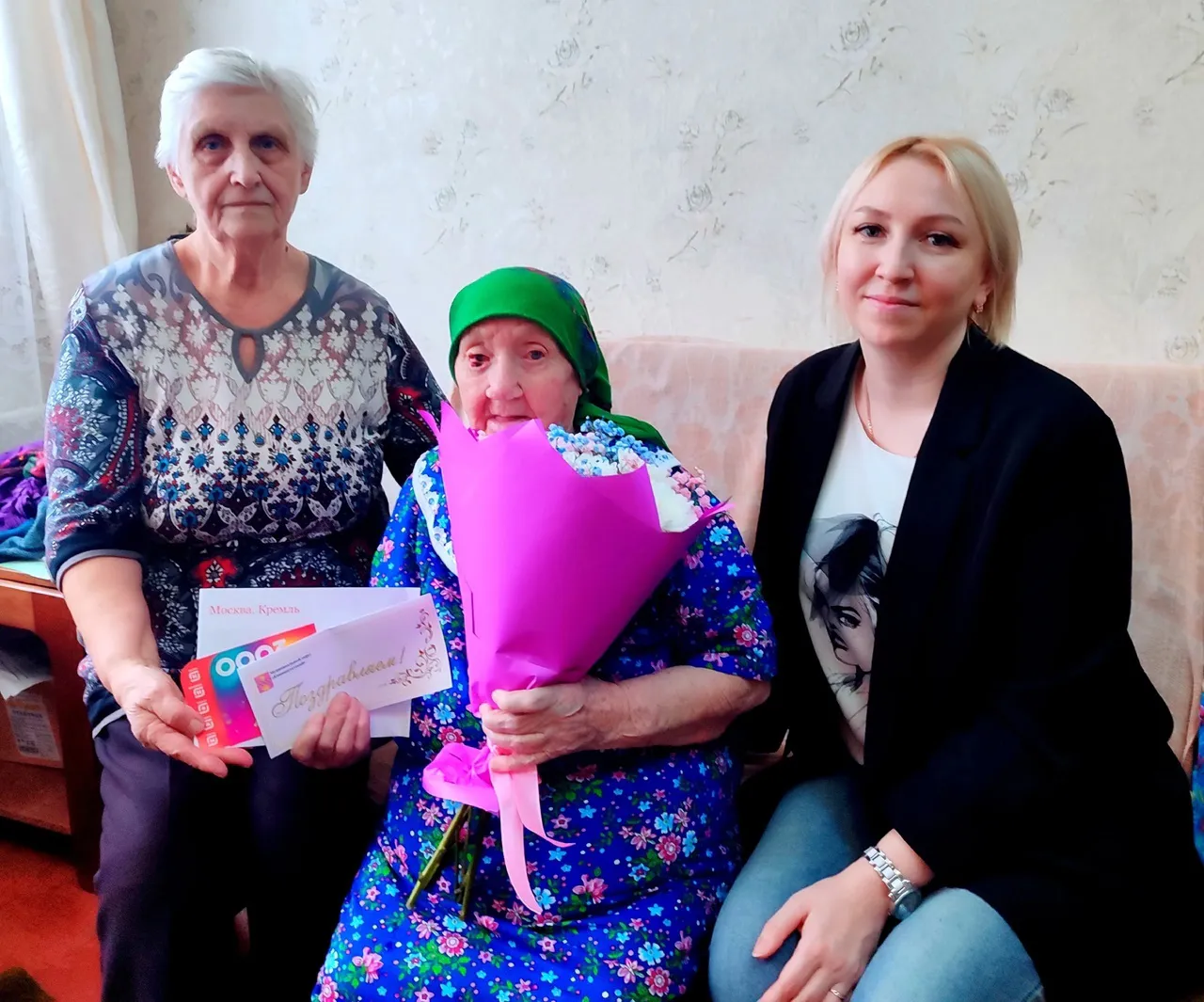 Долгожительница из Княжпогостского района получила поздравление Путина в честь юбилея