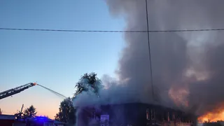 В Коми потушили крупный пожар, охвативший площадь 200 квадратных метров