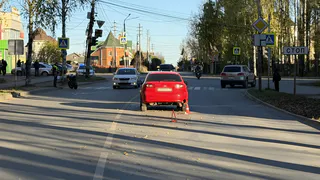 В столице Коми в ДТП травмы получили пассажирка мотоцикла и женщина в автобусе