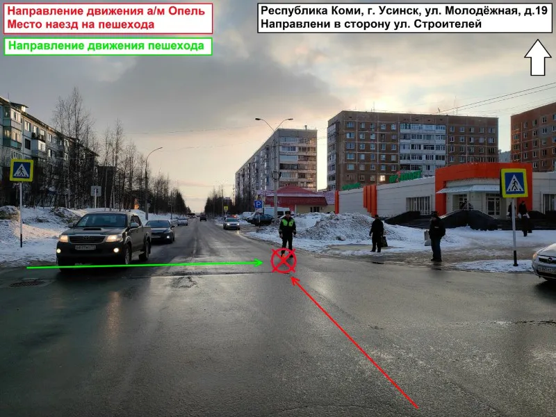 В Коми водитель наехал на пешехода и скрылся с места аварии