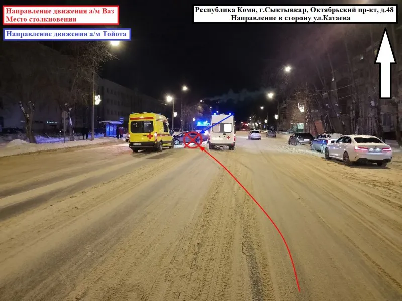 В Коми водитель без прав устроил ДТП, где 4 человека получили травмы