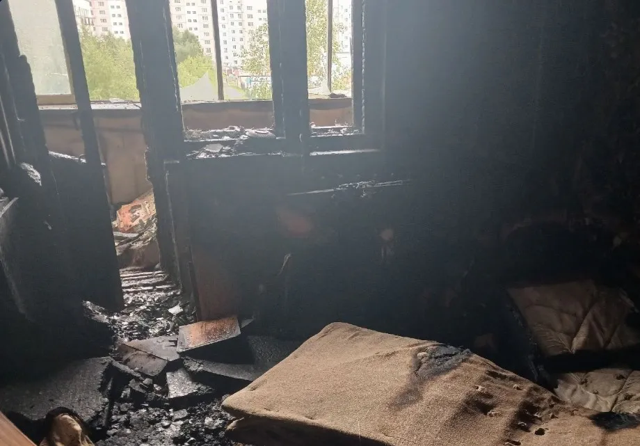 В Коми травмы на пожаре из-за непотушенной сигареты получили два усинца