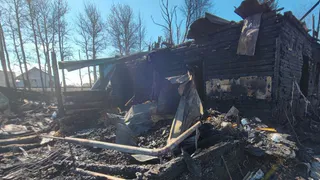 В Коми при тушении крупного пожара в частном доме эвакуировали 2 человека
