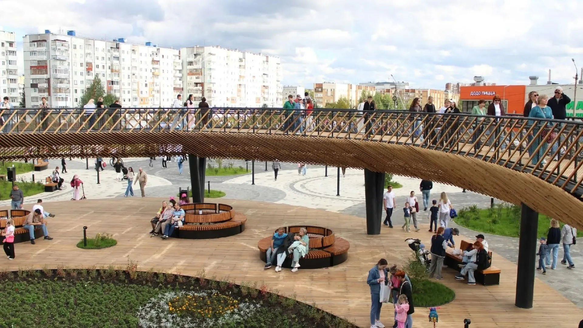 В Коми новый парк распахнул двери для ухтинцев