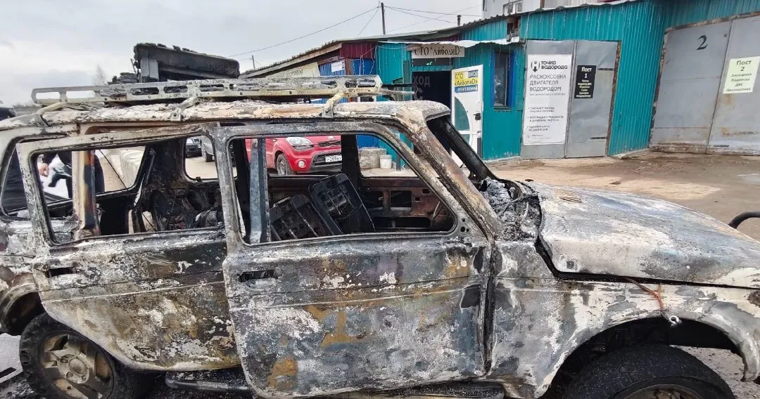В Коми пожары уничтожили дачу и легковой автомобиль