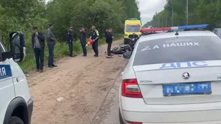 В Сыктывкаре в ДТП при обгоне погиб мотоциклист 
