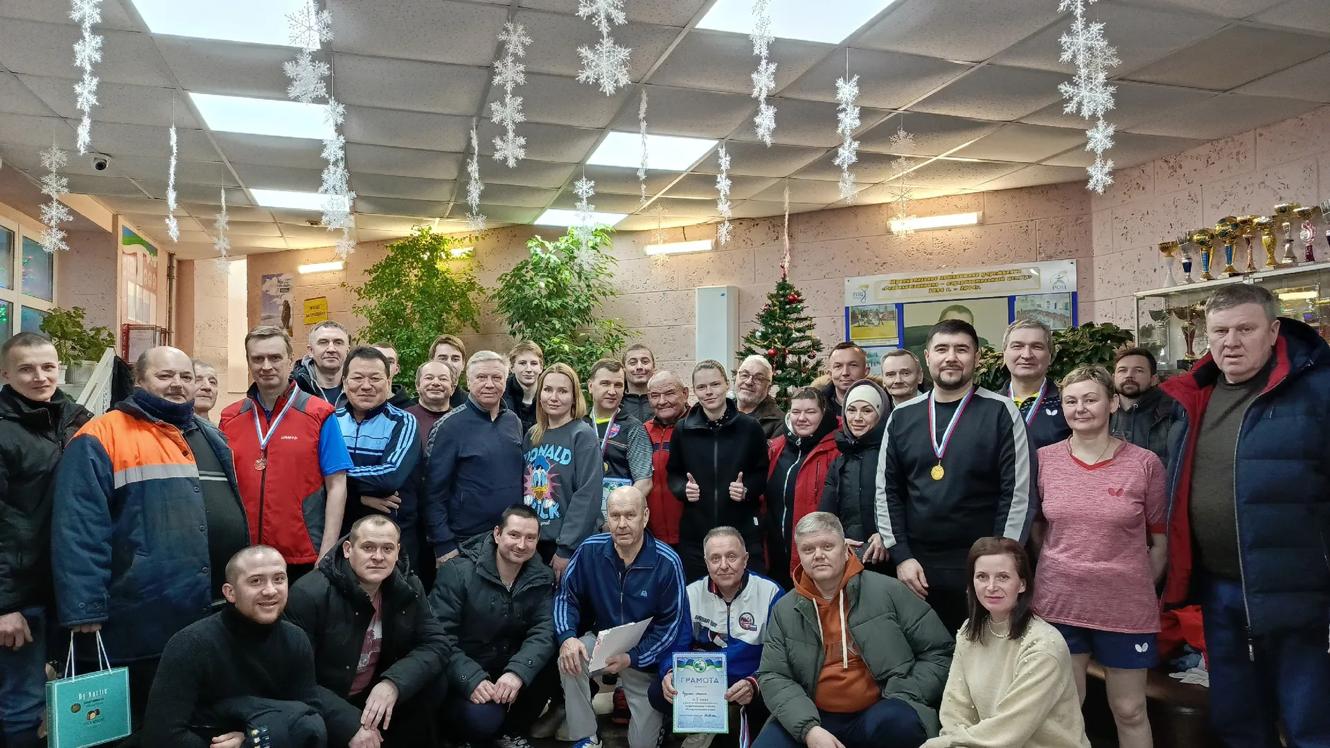 В Сыктывкаре завершились «Рождественские игры» по настольному теннису