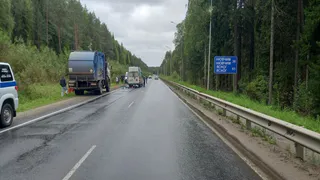 В столице Коми мусоровоз насмерть сбил велосипедиста на трассе Краснозатонский – Нювчим