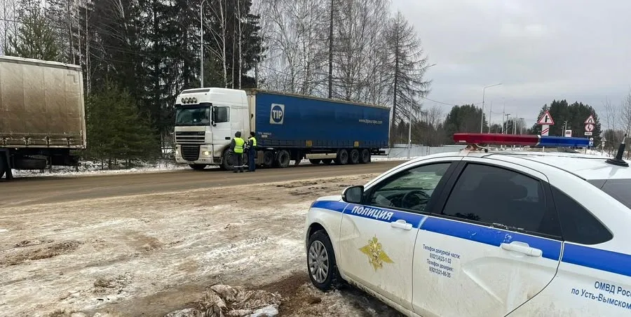 Госавтоинспекция Коми усилила контроль за грузоперевозками на трассе Сыктывкар-Ухта