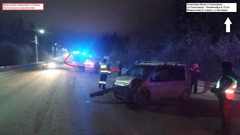 В Коми в ДТП пострадали дети