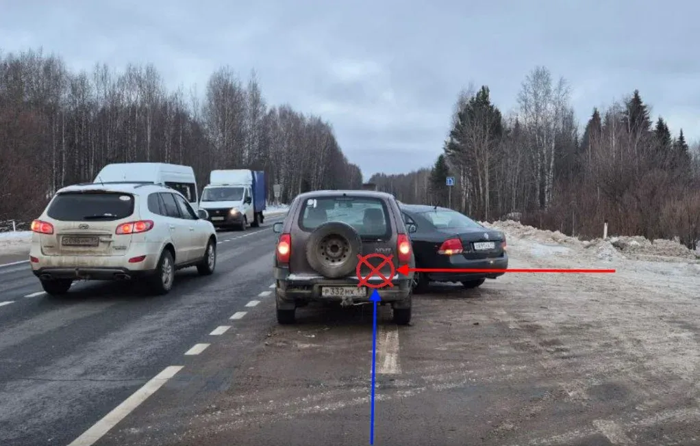 В Коми недисциплинированные водители стали виновниками трех ДТП: один в розыске