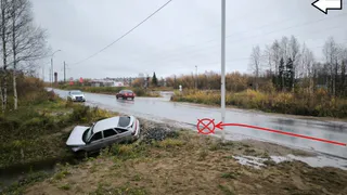В Коми в ДТП водитель получил травму глаза
