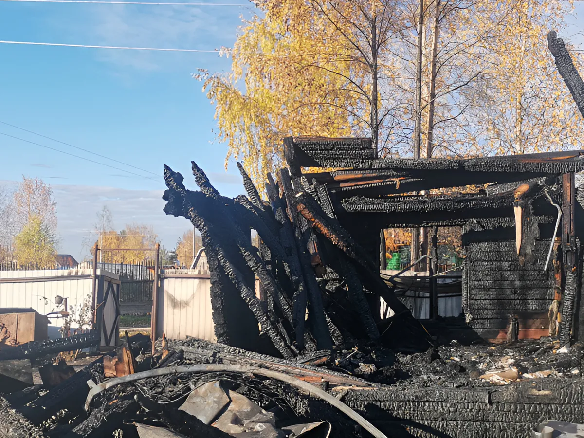 Из-за пожаров жители Коми лишились дачи и хозпостройки