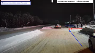 На автозаправке в Ухте не смогли разъехаться ВАЗ и Audi