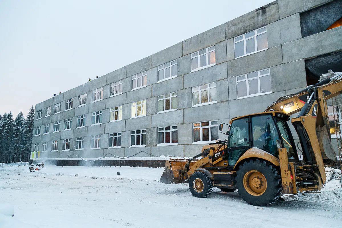 В Коми практически закончили строительство новой школы