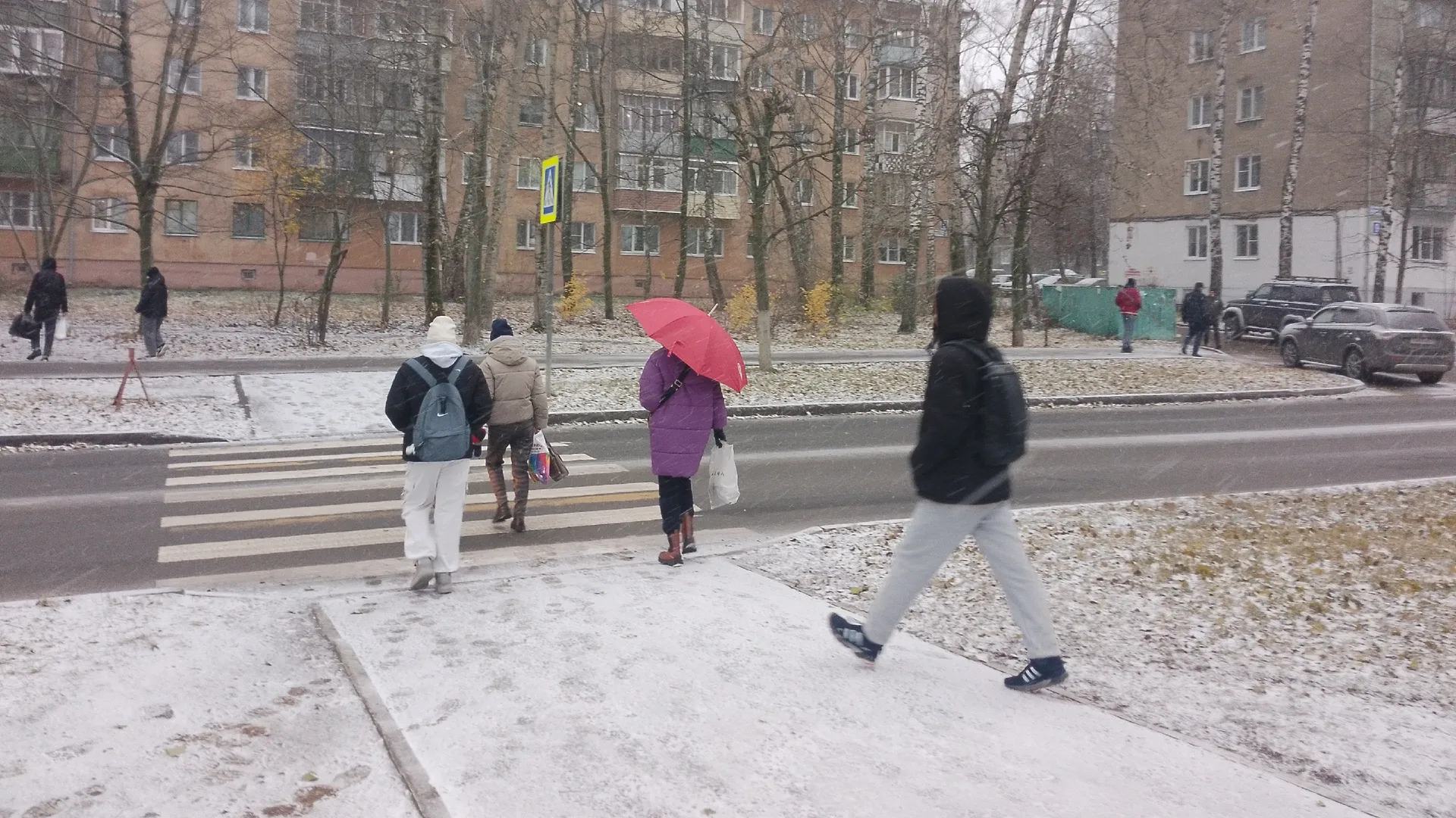 Коми встретит первую неделю ноября снегопадом и гололедицей