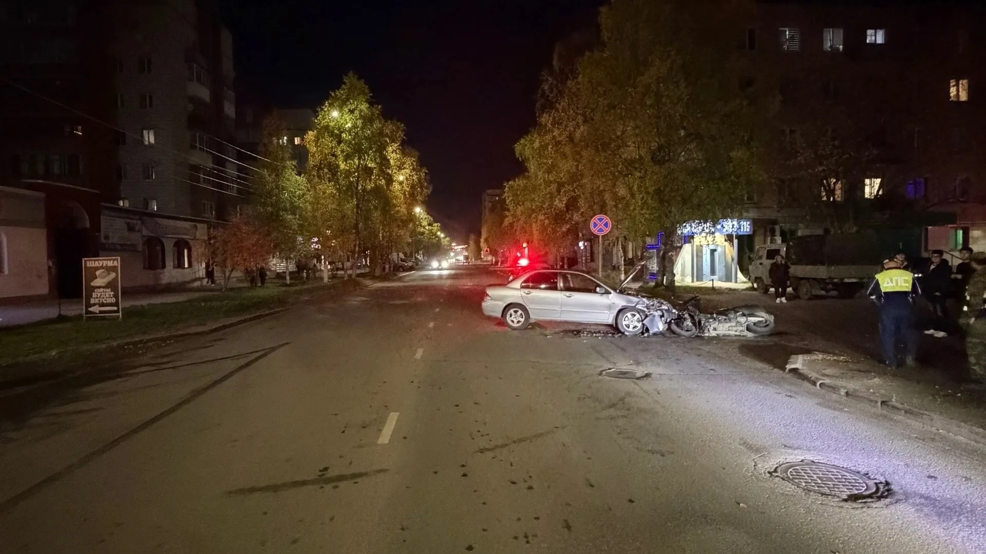 В Коми два мотоциклиста без прав попали в больницу после ДТП