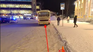 В Сыктывкаре из автобуса на остановке выпала женщина