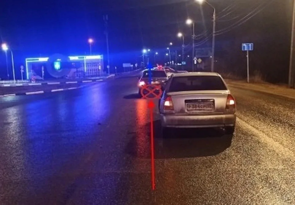В Коми водитель иномарки врезался в попутную ему машину