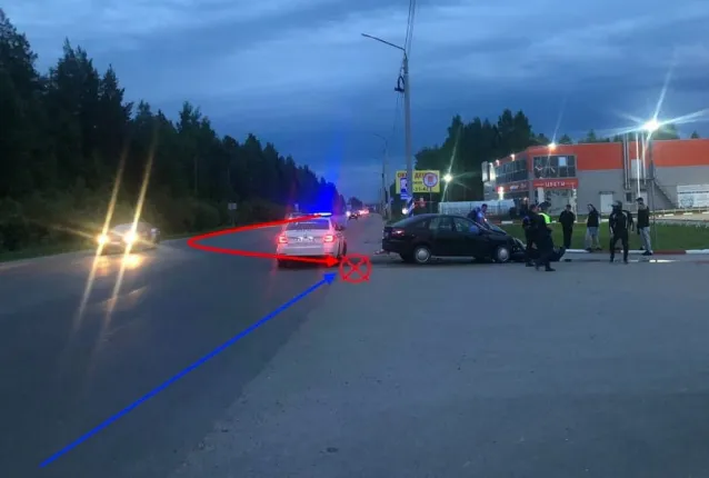 В Коми столкнулись автомобиль «Лада» и мотоцикл Honda
