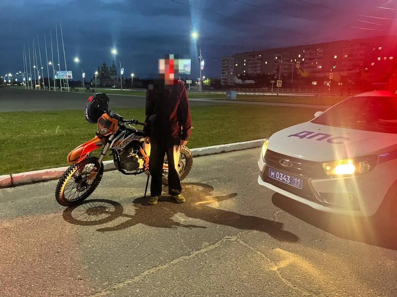 В Коми задержали 16-летнего подростка за рулем мотоцикла