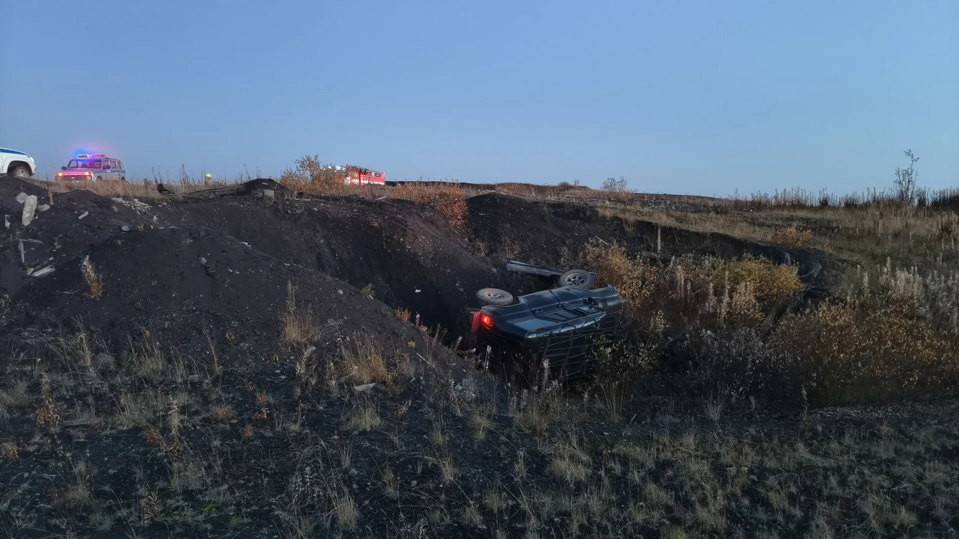 В Заполярье Коми перевернулся УАЗ, травмы получили три человека
