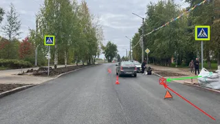 В Сыктывкаре автоледи сбила девушку - пешехода на нерегулируемом переходе