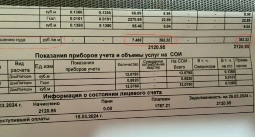 В Коми у некоторых жильцов квартир вдруг появилась задолженность за свет