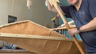 Сыктывкарец смастерил чудо-лодку из бересты
