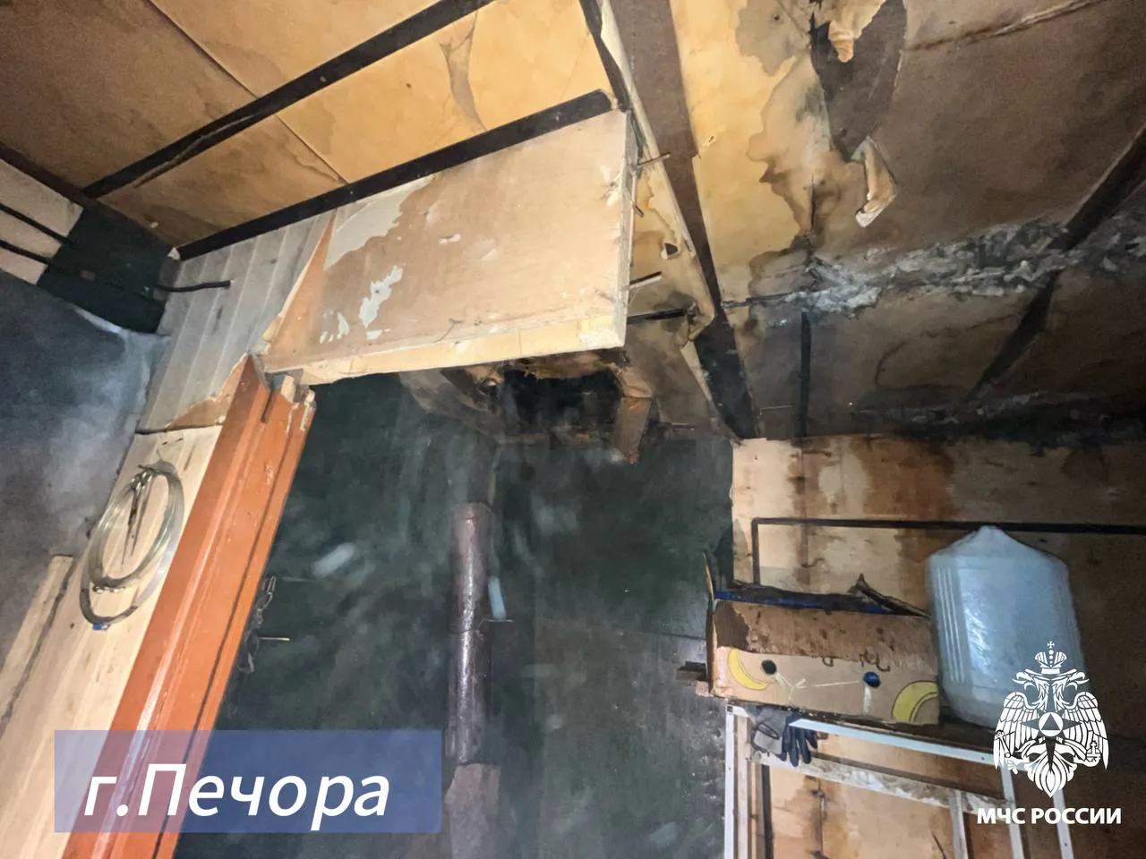 Под Сосногорском пожарные спасли двух пожилых людей