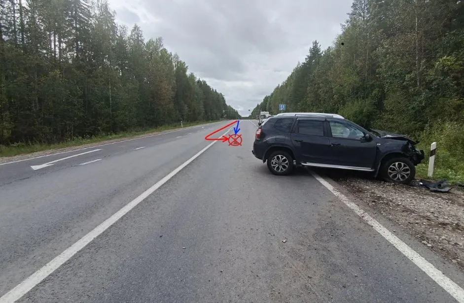 В Сыктывкаре произошло смертельное ДТП при развороте в запрещенном месте