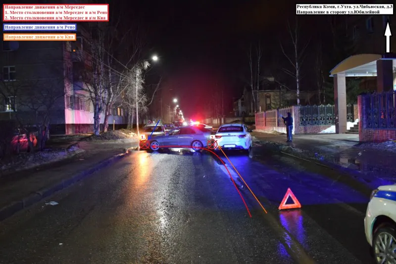 В тройном ДТП в Коми пострадал шестилетний ребенок